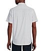 Color:Lucent White - Image 2 - Daniel Cremieux Signature Label Groovy Flower Print Short Sleeve Woven Shirt