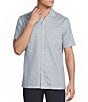 Daniel Cremieux Signature Label Leaf Print Short Sleeve Woven Camp Shirt - Image 1