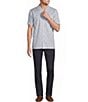 Daniel Cremieux Signature Label Leaf Print Short Sleeve Woven Camp Shirt - Image 3