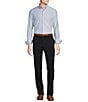 Cremieux Daniel Cremieux Signature Label Long Sleeve Button down Stripe Luxe Stretch Woven Shirt, Color:Blue - Image 3
