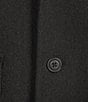 Cremieux Daniel Cremieux Signature Label Loro Piana Bib Wool Coat, Color:Charcoal - Image 5