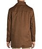 Cremieux Daniel Cremieux Signature Label Loro Piana Bib Wool Coat, Color:Brown - Image 2