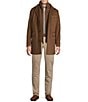 Cremieux Daniel Cremieux Signature Label Loro Piana Bib Wool Coat, Color:Brown - Image 4