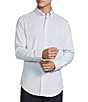 Daniel Cremieux Signature Label Luxe Stretch Diamond Pattern Long Sleeve Woven Shirt - Image 1