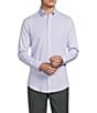 Daniel Cremieux Signature Label Luxe Stretch Micro Pattern Long Sleeve Woven Shirt - Image 1