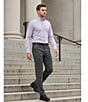 Daniel Cremieux Signature Label Luxe Stretch Micro Pattern Long Sleeve Woven Shirt - Image 5
