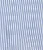 Cremieux Daniel Cremieux Signature Label Luxe Stretch Stripe Long Sleeve Woven Shirt, Color:Ashleigh Blue - Image 4