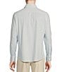 Color:White - Image 2 - Daniel Cremieux Signature Label Micro Print Italian Knit Oxford Long Sleeve Woven Shirt