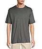 Color:Black - Image 1 - Daniel Cremieux Signature Label Micro Striped Short Sleeve T-Shirt