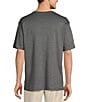 Color:Black - Image 2 - Daniel Cremieux Signature Label Micro Striped Short Sleeve T-Shirt