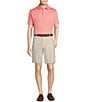 Cremieux Daniel Cremieux Signature Label Mini Geo Shell Print Short Sleeve Polo Shirt, Color:Shell Pink - Image 3