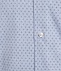 Cremieux Daniel Cremieux Signature Label Mini Geo Print Short Sleeve Shirt, Color:Windsurf Blue - Image 4