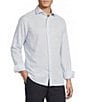 Daniel Cremieux Signature Label Non-Iron Check Linen Long Sleeve Button Front Woven Shirt - Image 1