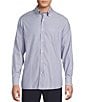 Cremieux Daniel Cremieux Signature Label Non-Iron Houndstooth Long Sleeve Woven Shirt, Color:Light Purple - Image 1