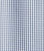 Cremieux Daniel Cremieux Signature Label Non-Iron Houndstooth Long Sleeve Woven Shirt, Color:Serenity Blue - Image 4