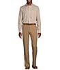 Cremieux Daniel Cremieux Signature Label Non-Iron Micro Stripe Long Sleeve Woven Shirt, Color:Tan - Image 3