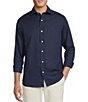Daniel Cremieux Signature Label Non-Iron Solid Linen Long Sleeve Button Front Woven Shirt - Image 6