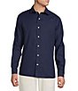 Daniel Cremieux Signature Label Non-Iron Solid Linen Long Sleeve Button Front Woven Shirt - Image 2