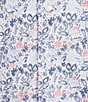 Cremieux Daniel Cremieux Signature Label Floral Paisley Print Short Sleeve Coatfront Shirt, Color:Lucent White - Image 4