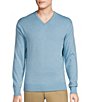 Color:Blue Heather - Image 1 - Daniel Cremieux Signature Label Supima Cashmere V-Neck Sweater