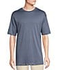 Color:China Blue - Image 1 - Daniel Cremieux Signature Label Pima Cotton Short Sleeve T-Shirt