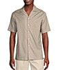 Color:String - Image 1 - Daniel Cremieux Signature Label Printed Lyocell-Cotton Short Sleeve Woven Camp Shirt