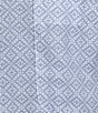 Color:Bel Air Blue - Image 4 - Daniel Cremieux Signature Label Printed Lyocell Linen Short Sleeve Woven Shirt
