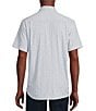 Color:Multi Color - Image 2 - Daniel Cremieux Signature Label Santorini Pebble Print Short Sleeve Woven Shirt