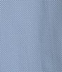 Color:Blue - Image 4 - Daniel Cremieux Signature Label Sateen Micro-Print Long Sleeve Woven Shirt