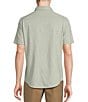 Cremieux Daniel Cremieux Signature Label Solid Coat Front Pima Knit Shirt, Color:Green - Image 2