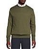 Cremieux Daniel Cremieux Signature Label Solid Crew Neck Sweater, Color:Olive - Image 1