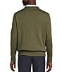 Cremieux Daniel Cremieux Signature Label Solid Crew Neck Sweater, Color:Olive - Image 2
