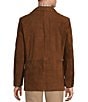 Cremieux Daniel Cremieux Signature Label Solid Goat Suede Blazer, Color:Cognac - Image 2