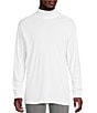 Cremieux Daniel Cremieux Signature Label Solid Interlock Turtleneck Shirt, Color:Lucent White - Image 1