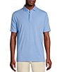 Color:Blue - Image 1 - Daniel Cremieux Signature Label Solid Jersey Short Sleeve Polo Shirt