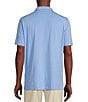 Color:Blue - Image 2 - Daniel Cremieux Signature Label Solid Jersey Short Sleeve Polo Shirt