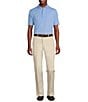 Color:Blue - Image 3 - Daniel Cremieux Signature Label Solid Jersey Short Sleeve Polo Shirt