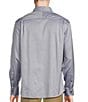 Color:Indigo - Image 2 - Daniel Cremieux Signature Label Solid Organic SUPIMA Cotton Long Sleeve Woven Shirt