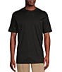 Cremieux Daniel Cremieux Signature Label Solid Short Sleeve T-Shirt, Color:Black - Image 1