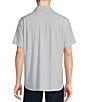 Color:Lucent White - Image 2 - Daniel Cremieux Signature Label Stretch Driving Shoes Print Short Sleeve Woven Shirt