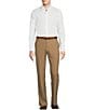 Cremieux Daniel Cremieux Signature Label Stretch Flat Front Dress Pants, Color:Khaki - Image 3