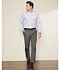 Cremieux Daniel Cremieux Signature Label Stretch Flat Front Dress Pants, Color:Grey - Image 6