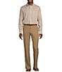 Cremieux Daniel Cremieux Signature Label Stretch Flat Front Dress Pants, Color:Khaki - Image 5
