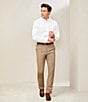 Cremieux Daniel Cremieux Signature Label Stretch Flat Front Dress Pants, Color:Khaki - Image 7
