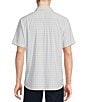 Color:Lucent White - Image 2 - Daniel Cremieux Signature Label Stretch Large Plaid Short Sleeve Woven Shirt