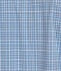 Color:Medium Blue - Image 4 - Daniel Cremieux Signature Label Stretch Plaid Short Sleeve Woven Shirt