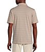 Color:Cobblestone Natural - Image 2 - Daniel Cremieux Signature Label Stripe Jersey Short-Sleeve Polo Shirt