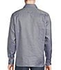Color:Blue - Image 2 - Daniel Cremieux Signature Label Textured Dotted Long Sleeve Woven Shirt