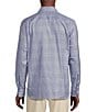 Color:Blue - Image 2 - Daniel Cremieux Signature Label Textured Multi-Pattern Long Sleeve Woven Shirt