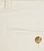 Cremieux Daniel Cremieux Signature Label The Highlands Collection Flat Front Solid Brushed Twill Pants, Color:Ecru - Image 3